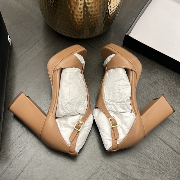 27 EDIT Naturalizer Jae Leather T-Strap Platform Dress Sandals - Picture 7 of 11